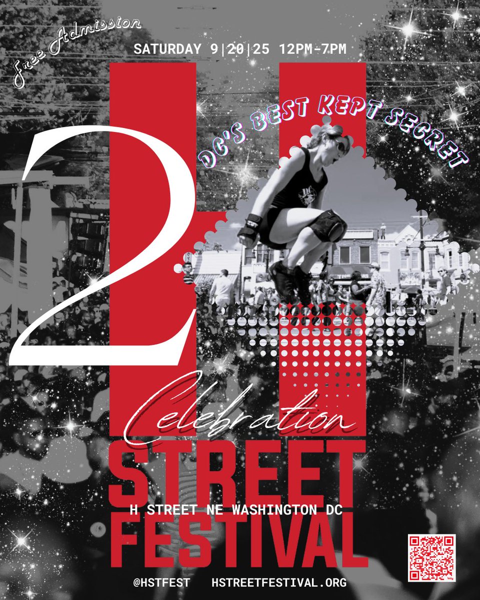 MayorBowser's tweet image. Today&apos;s the 20th anniversary of H Street Fest—a celebration of DC culture, art, and talent.

We can&apos;t wait to see our city come together for a favorite DC tradition.

Take public transit, support local businesses, and have fun!