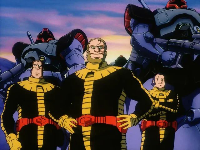 RedOfX7's tweet photo. I love how when compared to other Zeon Ace Pilots, the Black Tristars are just fucking ugly😭 https://t.co/R2R5u9A80Q