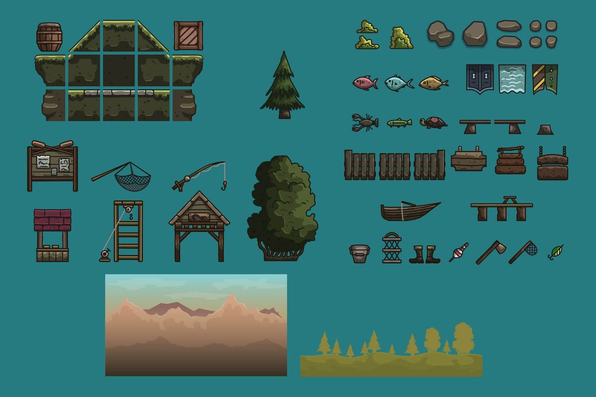 craftpix_net's tweet image. Medieval Fisherman Tileset for Platformers. Exclusive asset! #2dgameart #2dgamedev #2dtileset #craftpix #gameasset #gameassets #gamedev #indiedev #tileset #tilesets
⬇️ Download : craftpix.net/product/mediev…