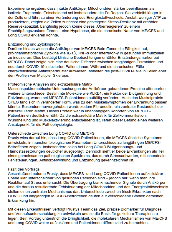 mecaregiver's tweet photo. ℹ️Zusammenfassung des informativen Vortrags von 
Prof. Prusty auf der #MEcfs Fachtagung 2025
„IgG-Immunkomplexe von ME/CFS-Patienten verändern den Aufbau und die Funktion der Mitochondrien“
Danke @BhupeshPrusty &amp; @FatigatioeV 💙
https://t.co/3dO5MBdjYR https://t.co/SK06wLBDGk