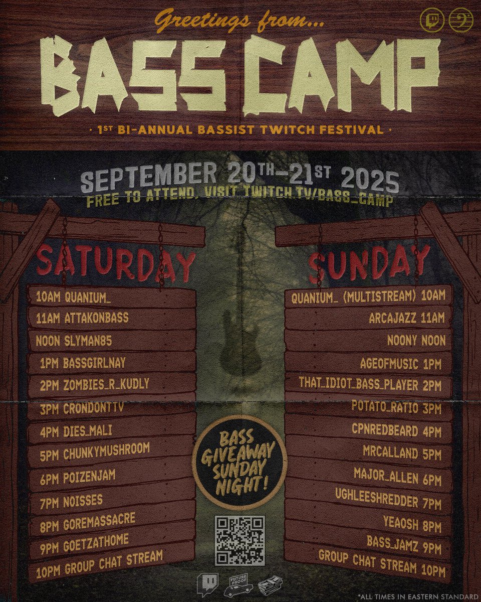 Live now where the drapes are purple. Bass all day