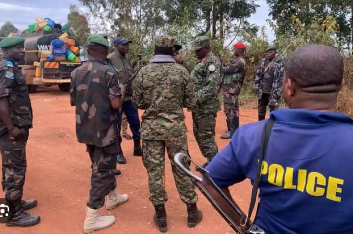 mediacongo's tweet photo. #Ituri: A l'issue des opérations menées conjointement par les #FARDC et les #UPDF dans la chefferie des #Walese-#Vonkutu, une dizaine de civils, otages des #ADF, ont été libérés à #Idohu, à une trentaine de kilomètres au sud de #Komanda
https://t.co/tAKvmD6pFf https://t.co/T0kvZ3R2uW