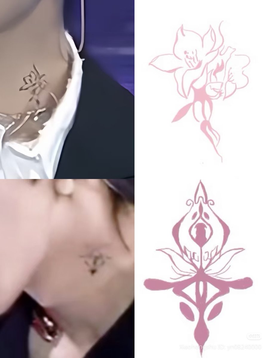 From xhs

XQ's drawings on their neck, their pheromone flowers! The dedicationnnn