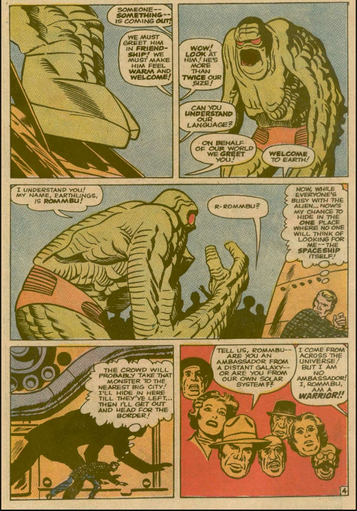 slave2217's tweet photo. Rommbu The Great, if only he had stepped on and squashed the shrunken humans beneath his foot. https://t.co/2pEW827QNm