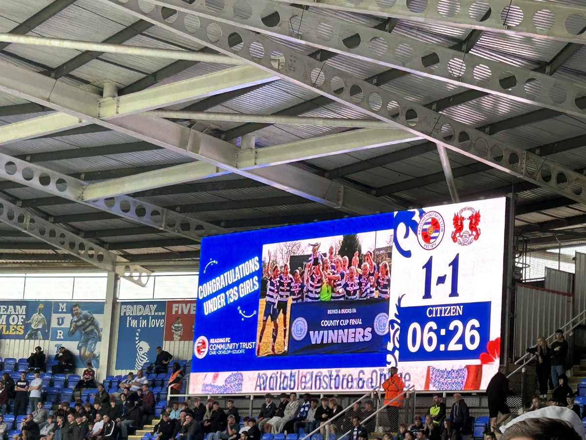 Have we restarted the game? #readingfc