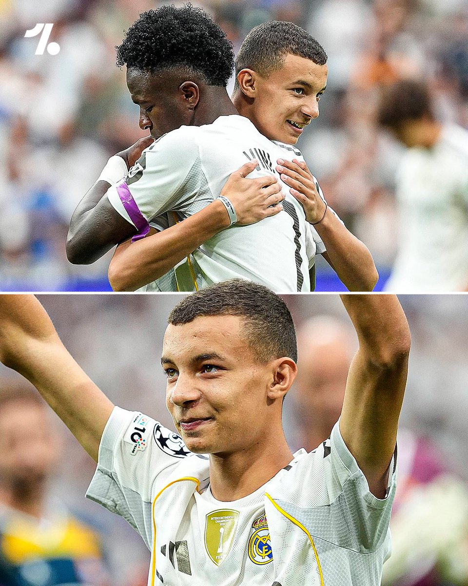 This is the story of Abderrahim Ouhida, a 16-year-old who lost his entire family in the 2023 Morocco earthquakes 💔

Real Madrid saw a video of him wearing a Real Madrid shirt and invited him to the Bernabéu ⚪

He was welcomed by the players and took the kick-off for the Real