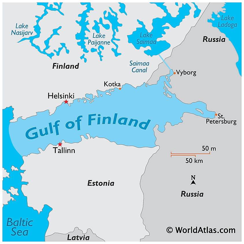 Places in the news- Gulf of Finland