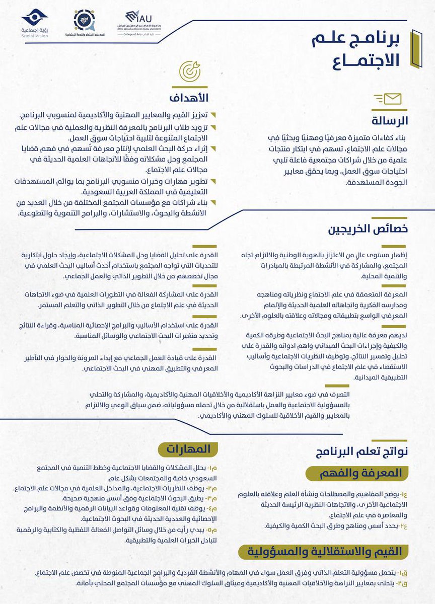 علم الاجتماع والخدمة الاجتماعية tweet media