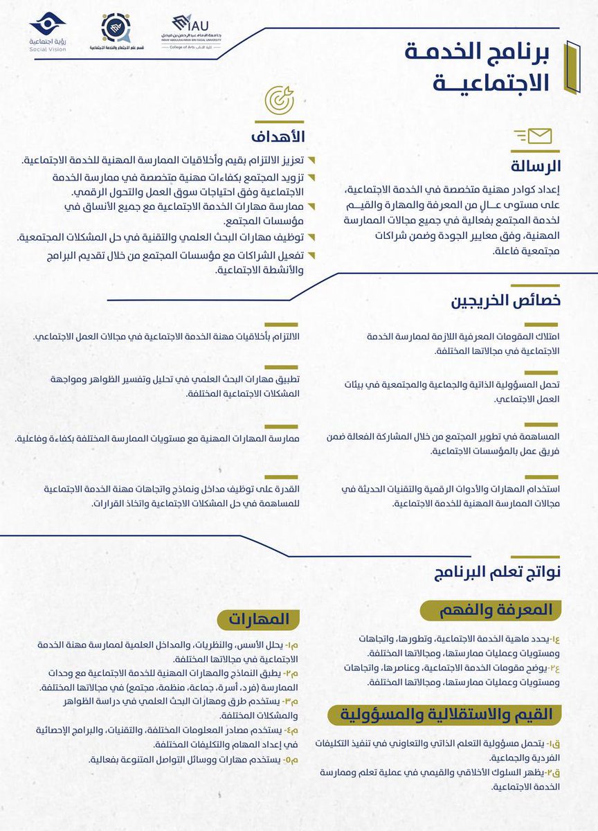 علم الاجتماع والخدمة الاجتماعية tweet media