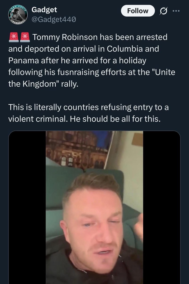 Violent criminal deported at the border. I’m sure he’ll approve 🤮