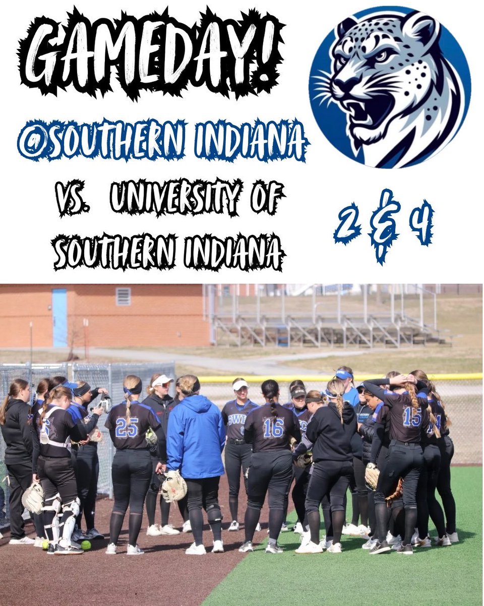 SWICSoftball's tweet image. SWIC softball is back in action at Southern Indiana! Games at 2 and 4. #GObluestorm