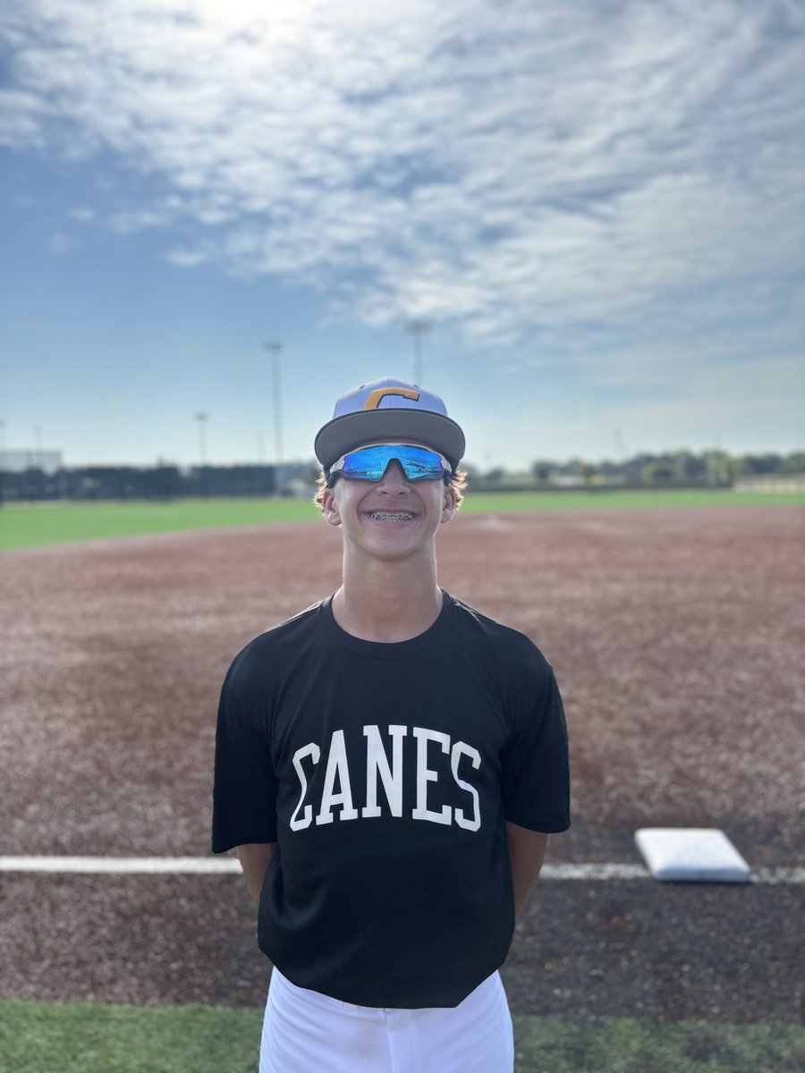 FiveToolYouth's tweet photo. F: @TheCanesSW 2030 Gold 14, Dallas Nationals Dave’s 14u 2 
PoG: Kai Gorelangton 1.2 IP, 1H, 0R, 0 BB, 3K | 1-1, 3B, 2 RBI, 2R, BB
Hitter: Adam Jones 1-2, 3B, 2 RBI, 3R SB

#Texas20Championship https://t.co/w2cfI9h9Ex