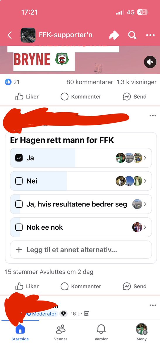 Tror jeg må melde meg ut av Facebookgruppene før jeg blir voldsmann.