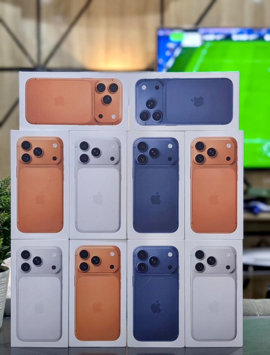 Thank_ful7's tweet photo. Brand New iPhone 17 Pro 256GB Physical SIM Cosmic Orange - N2,500,000

Brand New iPhone 17 Pro 256GB Physical SIM Deep Blue &amp; Silver - N2,450,000

Brand New iPhone 17 Pro Max 256GB Dual Physical SIM Cosmic Orange - N3,000,000

ORDER NOW!!
https://t.co/cikVioixbe https://t.co/slHsh2e9pR