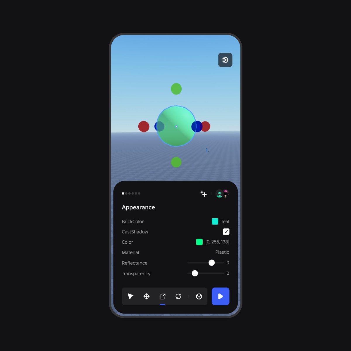 captideRBLX's tweet image. Roblox, but studio is on mobile

#Roblox #RobloxUI