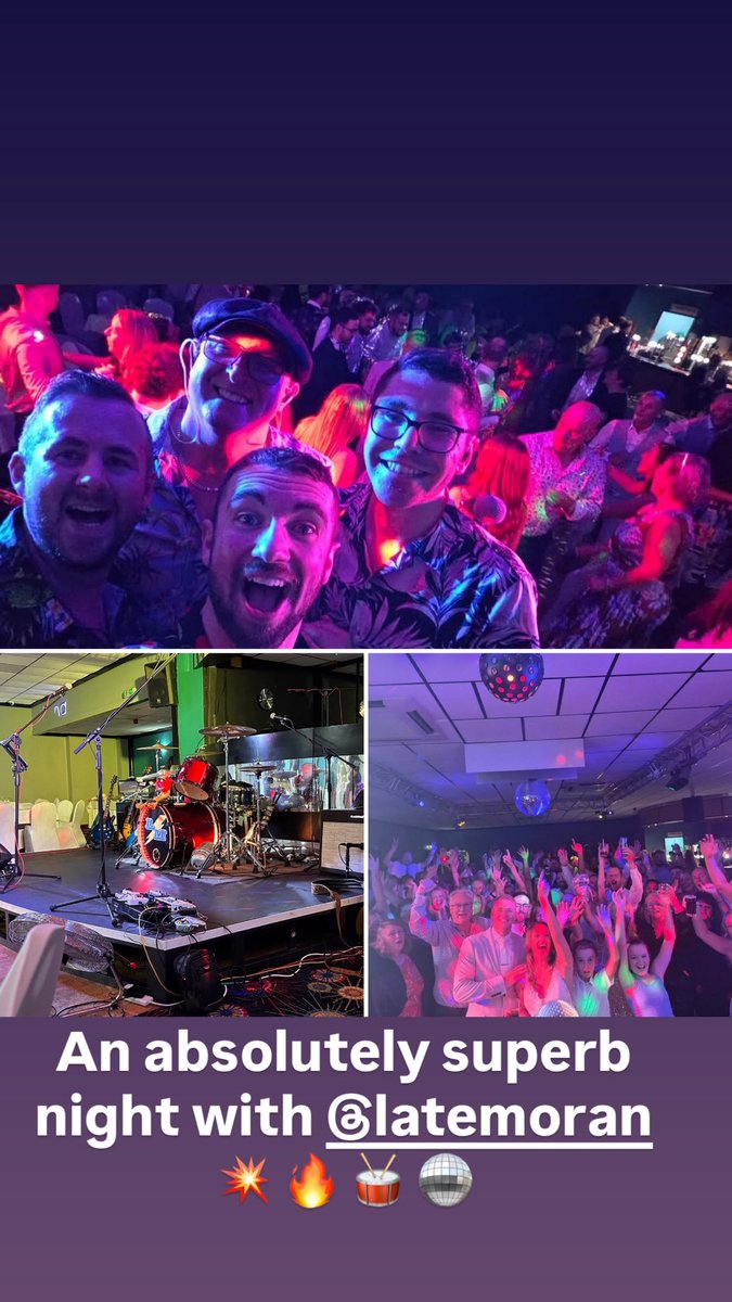 ๐๐๐ (@ad_moran4) on Twitter photo Another superb night last night with these weapons , doing what we love and most certainly doing what we do best ๐ฅ ๐ฅ ๐ฅ ๐ชฉ ๐ธ 
#Wedding 
#WeddingParty 
#fridaynight 
#LiveMusic Another superb night last night with these weapons , doing what we love and most certainly doing what we do best ๐ฅ ๐ฅ ๐ฅ ๐ชฉ ๐ธ 
#Wedding 
#WeddingParty 
#fridaynight 
#LiveMusic
