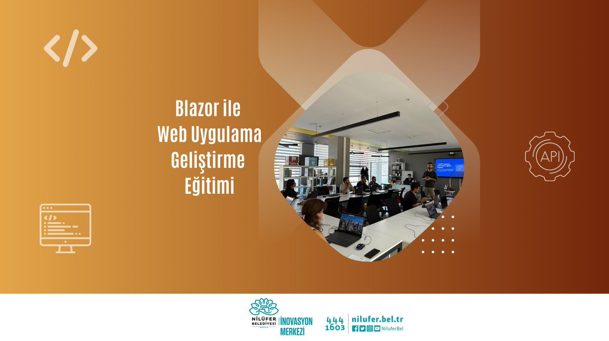 nilovasyon's tweet image. Nilüfer İnovasyon Merkezi tarafından “Blazor ile Web Uygulama Geliştirme” eğitimi gerçekleştirildi.

Tüm katılımcılarımıza teşekkür ederiz.

#NilüferİnovasyonMerkezi #Blazor #BlazorWebAssembly #WebUygulama #WebUygulamaGeliştirme #Routing #APIEntegrasyonu #StateYönetimi