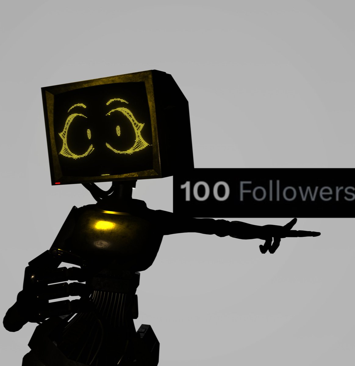 RogerCheesecurl's tweet image. Wow i did it 🥹

Enjoy this lazy render

As for what i was gonna do at 100? 
Im gonna begin ACTUALLY posting WIPs, animations, and scrapped models because i have a LOT of stuff to show off ill begin as soon as TODAY 

thank you all for the support!