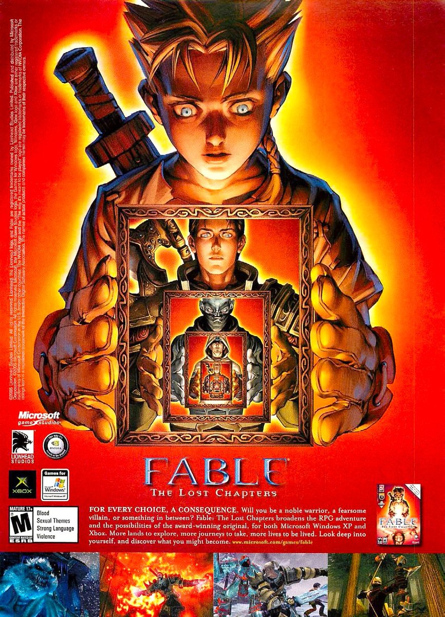 Fable: The Lost Chapters
20 years old today ❤️