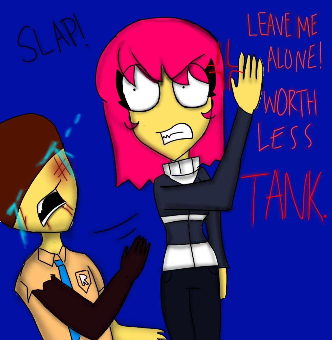 0x00x9's tweet image. Im a huge fan of #debunkedroblox and here is my art