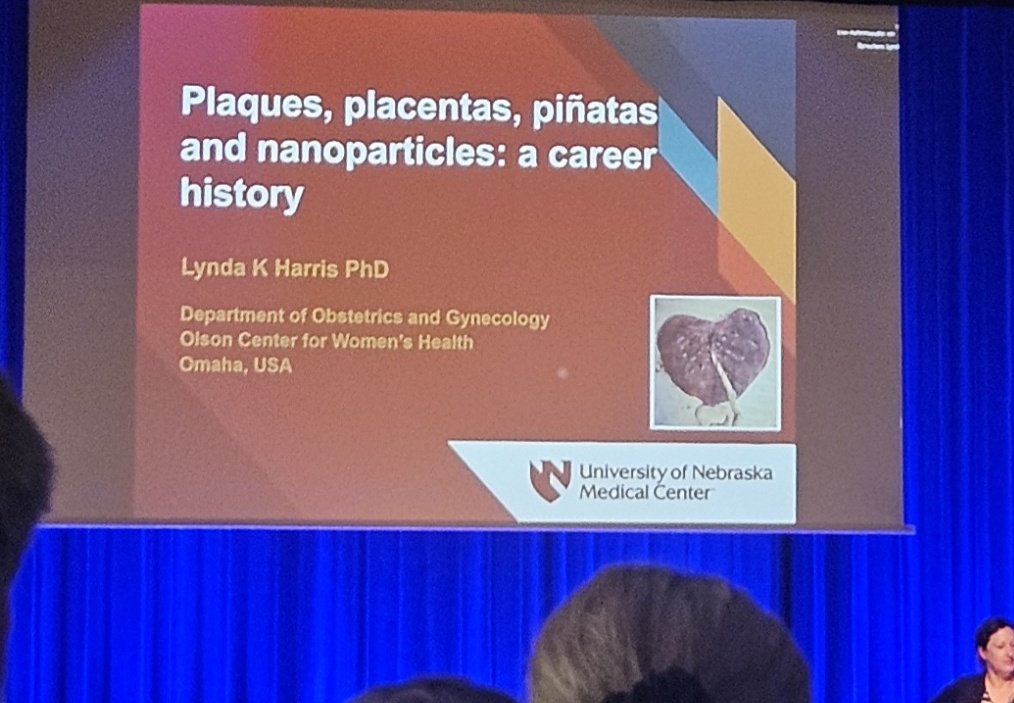 The Andrée Gruslin Award Lecture was truly inspiring, showcasing the remarkable journey of Lynda K Harris (Nebraska, USA) through her captivating talk on Plaques, placentas, piñatas, and nanoparticles! #IFPA2025