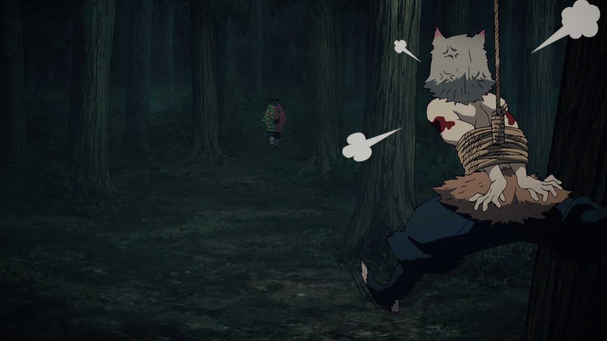 InosukeBotTH's tweet image. ❝ ถ้าอย่างนั้นก็อย่ามัวแต่พูดสิว้อยไอ้ฮาโอริครึ่งซีก!!! รีบมาเอาข้าลงไปจากบนนี้ได้แล้ว! ข้าจะได้สู้กับแกสักทียังไงล่ะ! บอกให้กลับม้าาา!!!  ❞