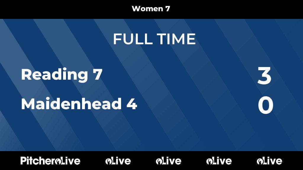 readinghc's tweet image. FULL TIME: Reading 7 3 - 0 Maidenhead 4
#REAMAI #Pitchero
readinghockeyclub.org.uk/teams/117988/m…