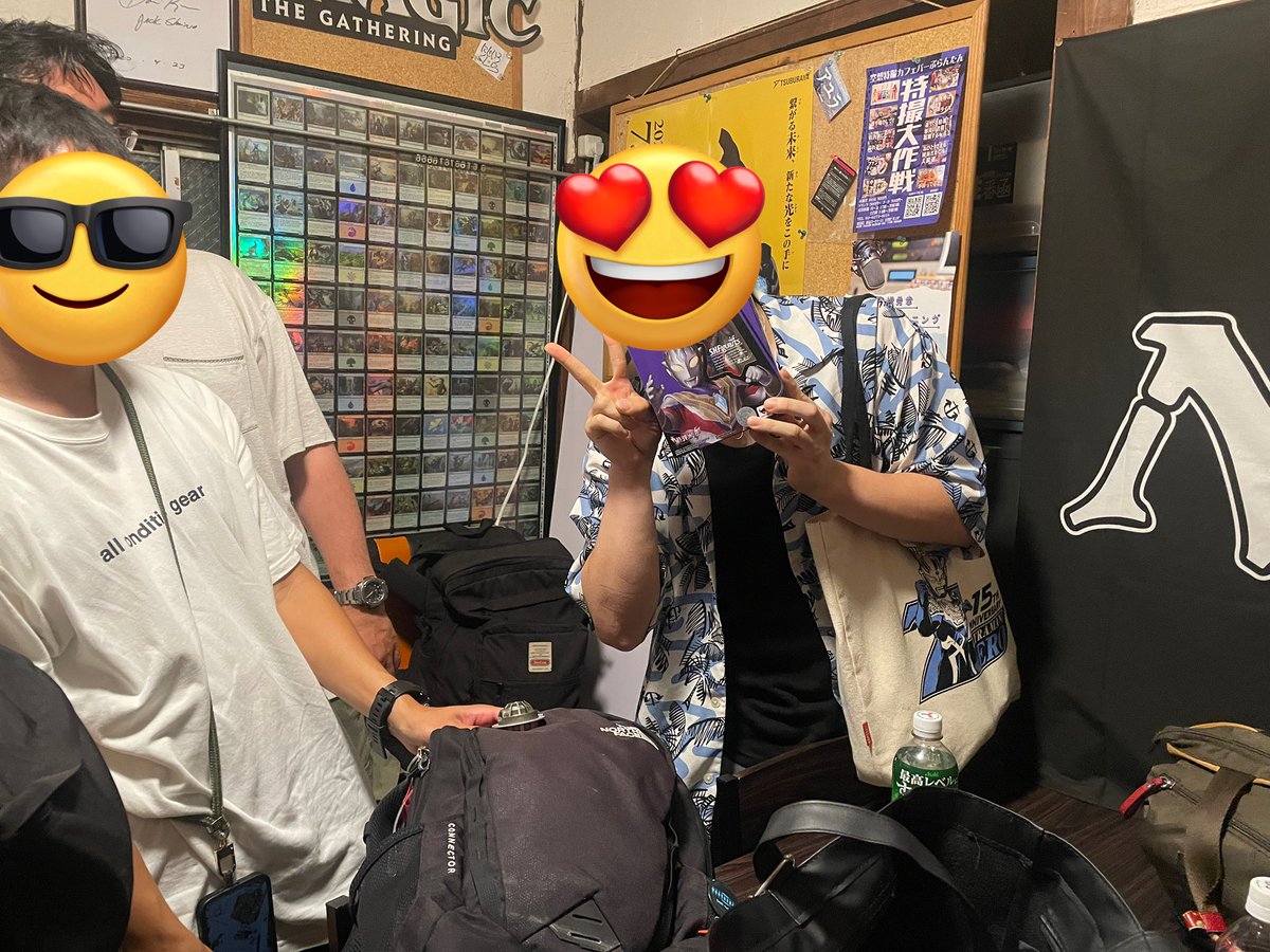 #ウルトラマンカードゲーム
#ギャラクシーカップ
いなちゃん生誕祭のサブイベはじゃんけん大会😆✨

見事にトリガーのアーツを手にしたのは！？
<a href="/NEKOpotpro/">猫耳族（猫　民　族）🐈</a> さんでした！
うち初参加で🎁もありがとうございました😊

ホビーに熱いお店を作ります😆
また皆で遊びましょ🦖
#やーたろーさんとこ。 #特撮