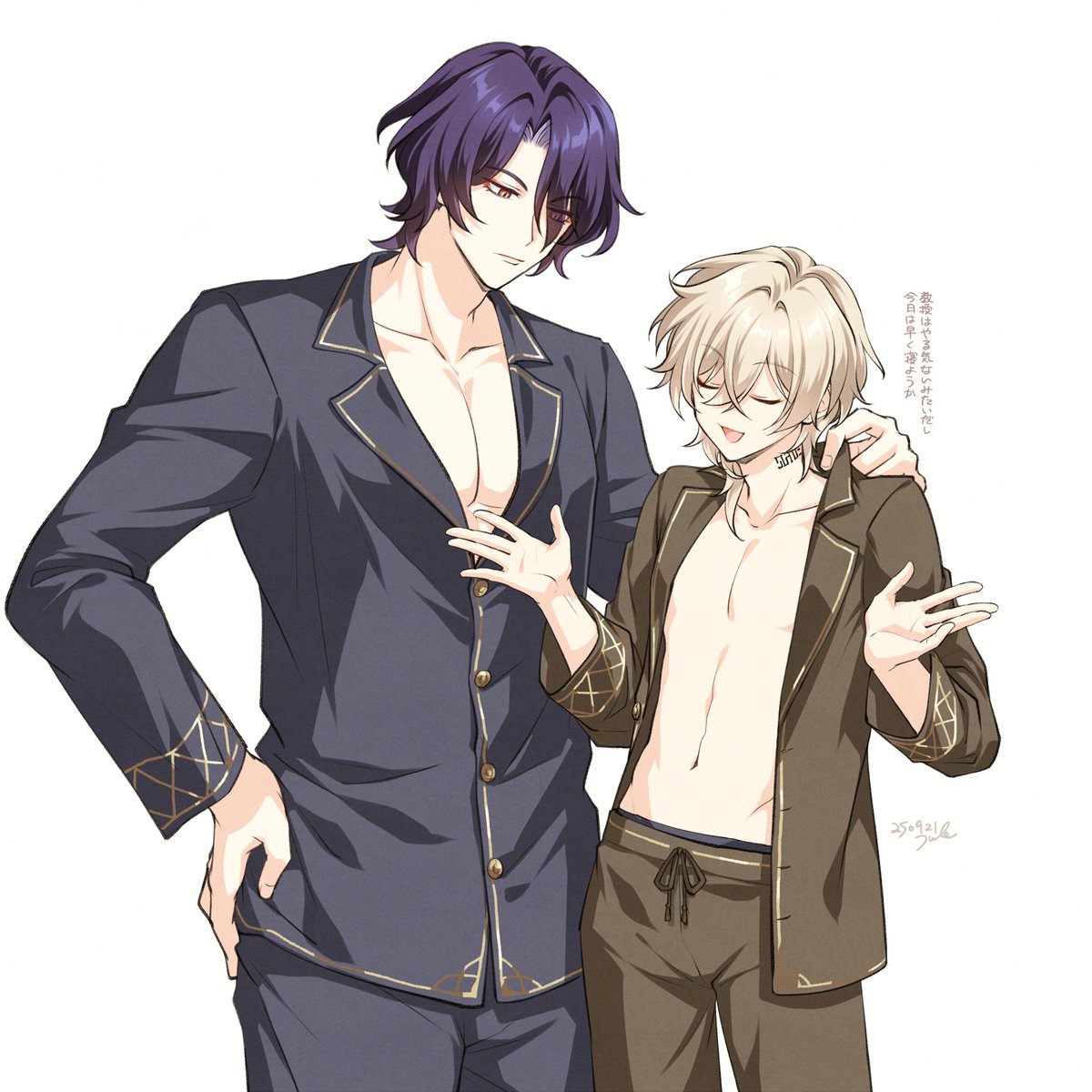 「早寝しよ レイチュリ #ratiorine」|Sherlockのイラスト