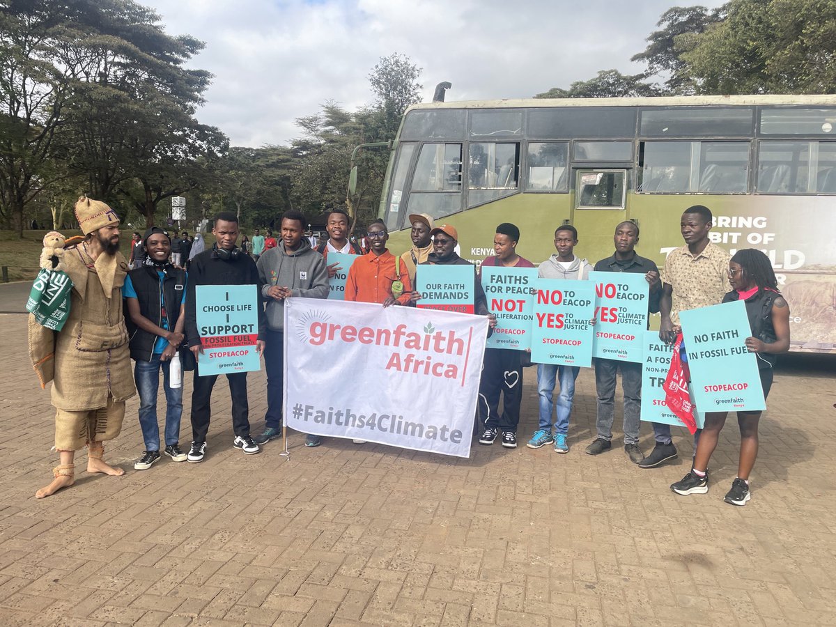 GreenfaithKE's tweet image. Our joined call of faith is a reminder that, we are stewards of creation.
It is our mandate to call for Action 
Today march was significant to #Drawtheline against fossil fuel exploitation and harm done to our communities.
#faiths4Climate 
#Endfossilfuel
#StopEACOP