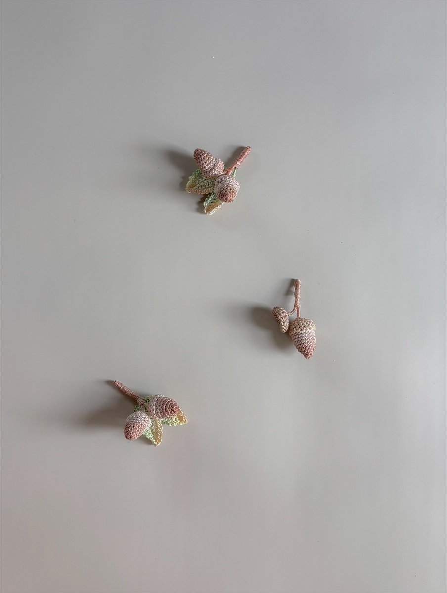 秋色どんぐり…少し大人っぽく

#ハンドメイド #レース編み #糸花 #アクセサリー #小さな幸せ