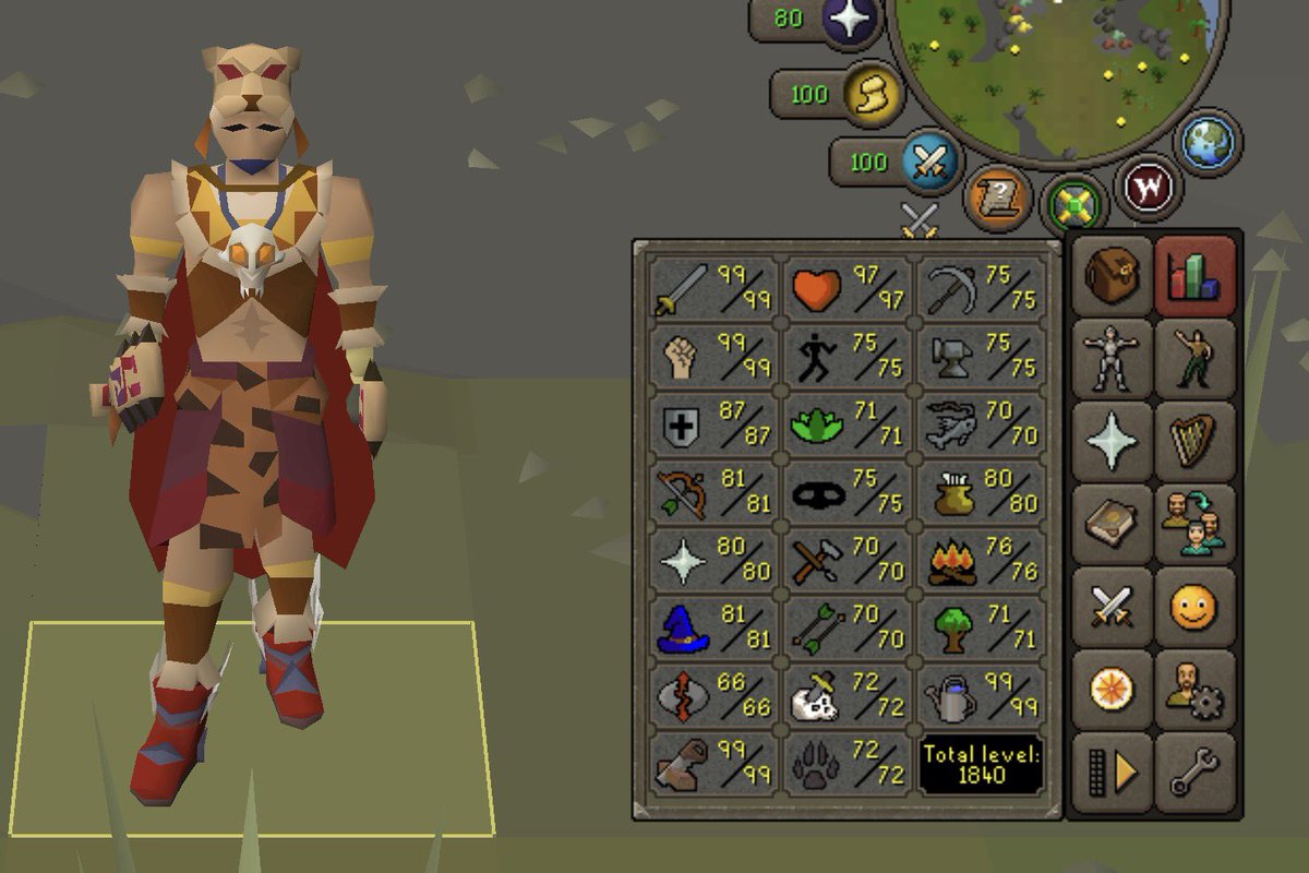 Hit 99 attack on the main

The grind to 99 defense starts now