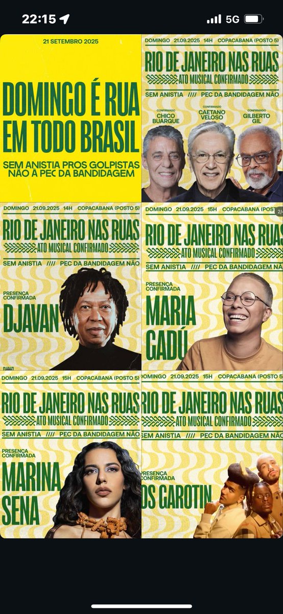 Alguma probabilidade da Anitta aparecer amanhã?