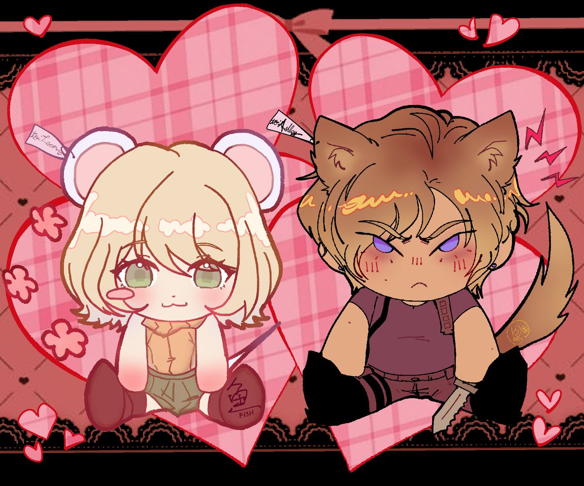 leshley collab with <a href="/_fish_kiiroo/"># 你家的fish 🐟🐠</a> :3

#ashleon #eagleone #re4remake