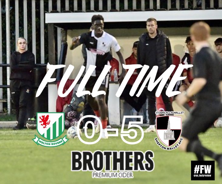 FULL TIME.

Goals from Burgess, Allen, Snell, Assan x2

A clean sheet for Crawford 

<a href="/swsportsnews/">South West Sports News</a>
