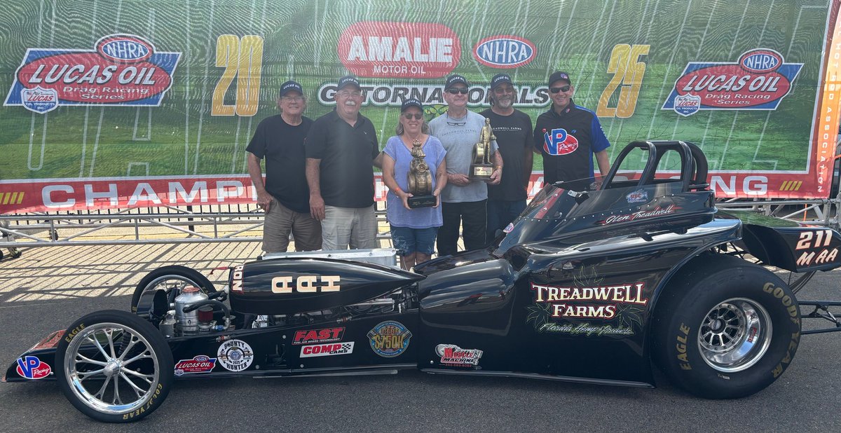 FuelAirSpark's tweet image. 2nd NHRA Competition Eliminator event win in a row for Glen Treadwell. 💪 Glen uses the FAST XFI and XIM for engine management on his inline six-cylinder. Congrats to Glen and Sharon. Their hard work is paying off with consistent performance. 👏 👏 

#FAST #FASTXFI #XFI #XIM