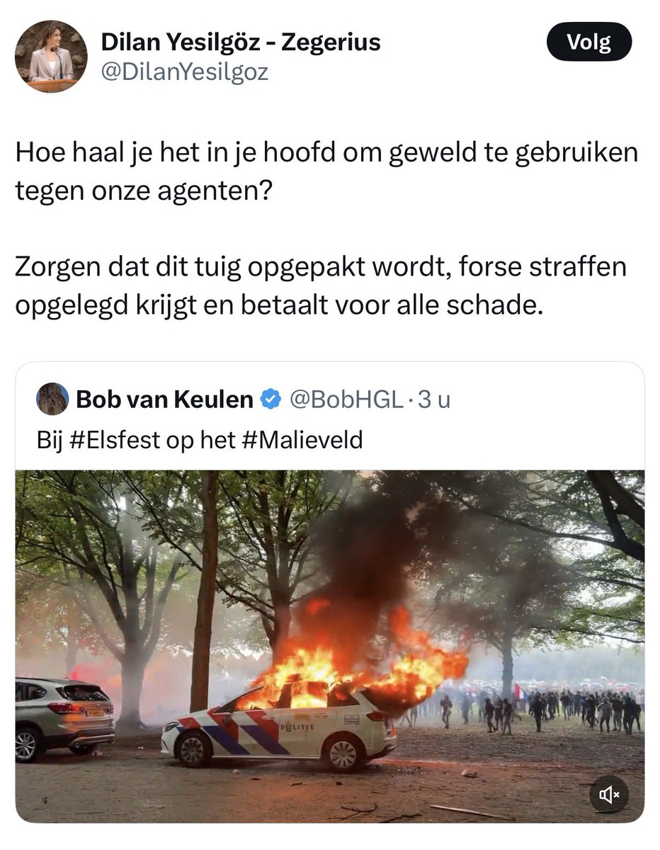 Pyromaan verontwaardigd over brand