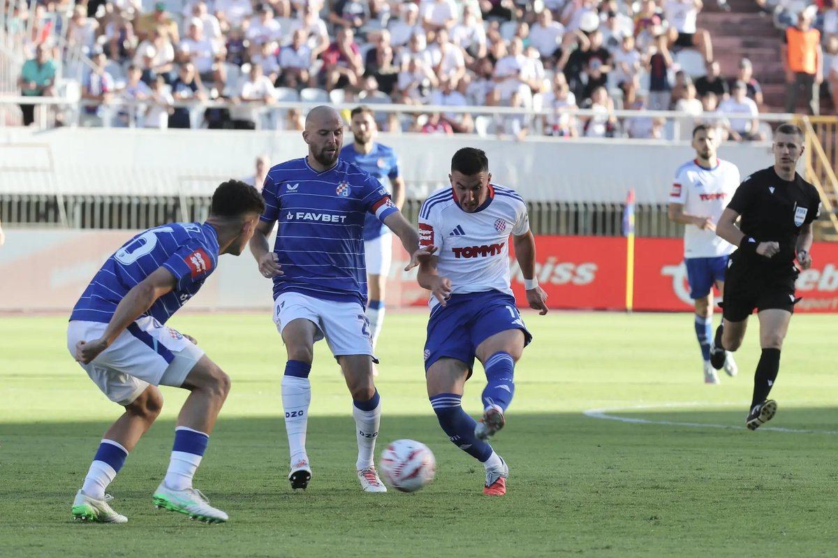HT: Hajduk 0-1 Dinamo Zagreb