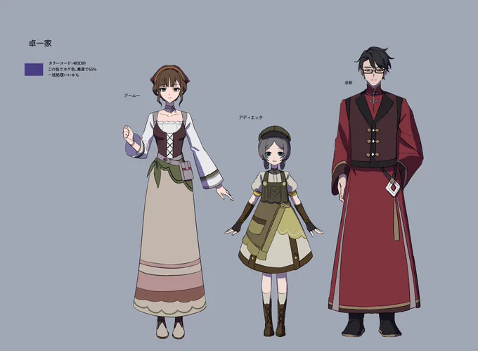 アニメ用のキャラクターデザインもさせていただいております…!