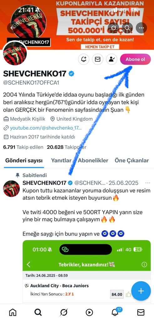Tebrikler arkadaşlar 👊 Abonelikte yine kazandık abone arkadaşları tebrik ediyorum 

Bu ara iyi gidiyoruz umarım devamı gelir.

Abone olmak isteyen buyursun gelsin..