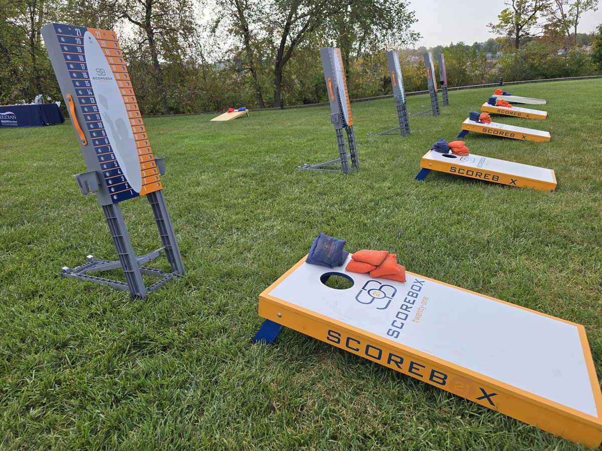 ScoreBox21's tweet photo. Getting ready for the MCS Cornhole Classic in Muncie. Going to be a great day! https://t.co/jbaNutW7xA