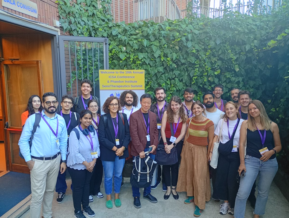 YicsaC's tweet photo. Highlights from yICSA at #ICSA2025Rome 🌍✨ ✔️Networking Social Event 🤝 
✔️Special Session with career insights from
@DiMiccoLab &amp; @narita_lab 
🙌 Thank you to everyone who joined us! #yICSA #Senescence #ECR https://t.co/7yKLMr6hxV