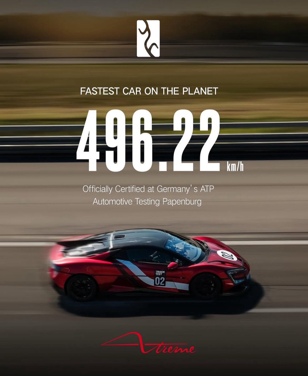 mikegaleuk's tweet image. Out in Germany today with media as they get up close to the new fastest production car in the world, the YANGWANG U9 Xtreme. At the ATP Automotive Testing Papenburg track in Germany, it hit 308.4 mph. #YANGWANG