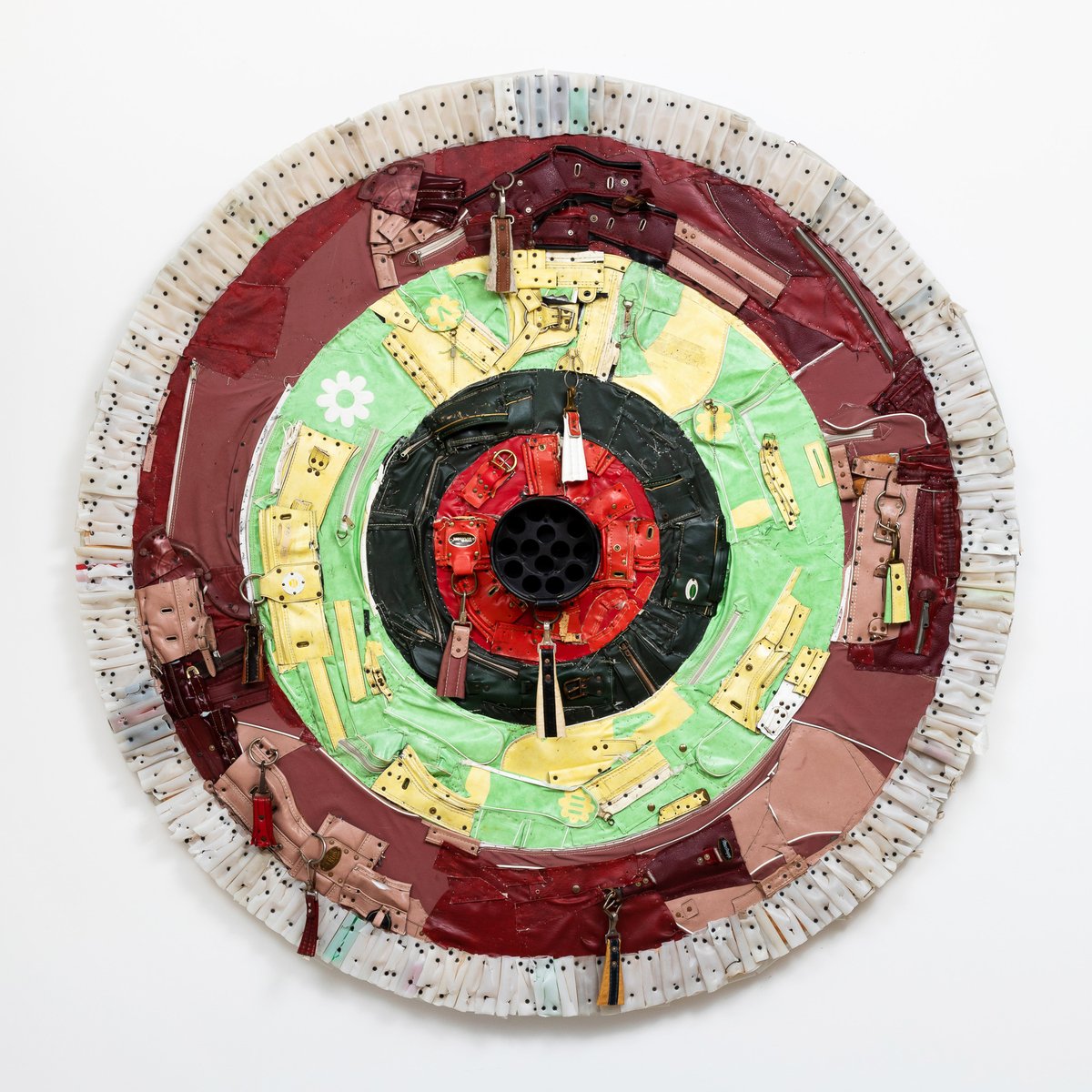 OPENING RECEPTION, TONIGHT 5-7PM | Charles McGill: Baggage

Summertime, 2015
reconfigured golf bags on panel
72 x 72 x 7 inches (182.88 x 182.88 x 17.78 cm)
Photo by Jenny Gorman; Courtesy Tripoli Gallery
© 2025 The Estate of Charles McGill