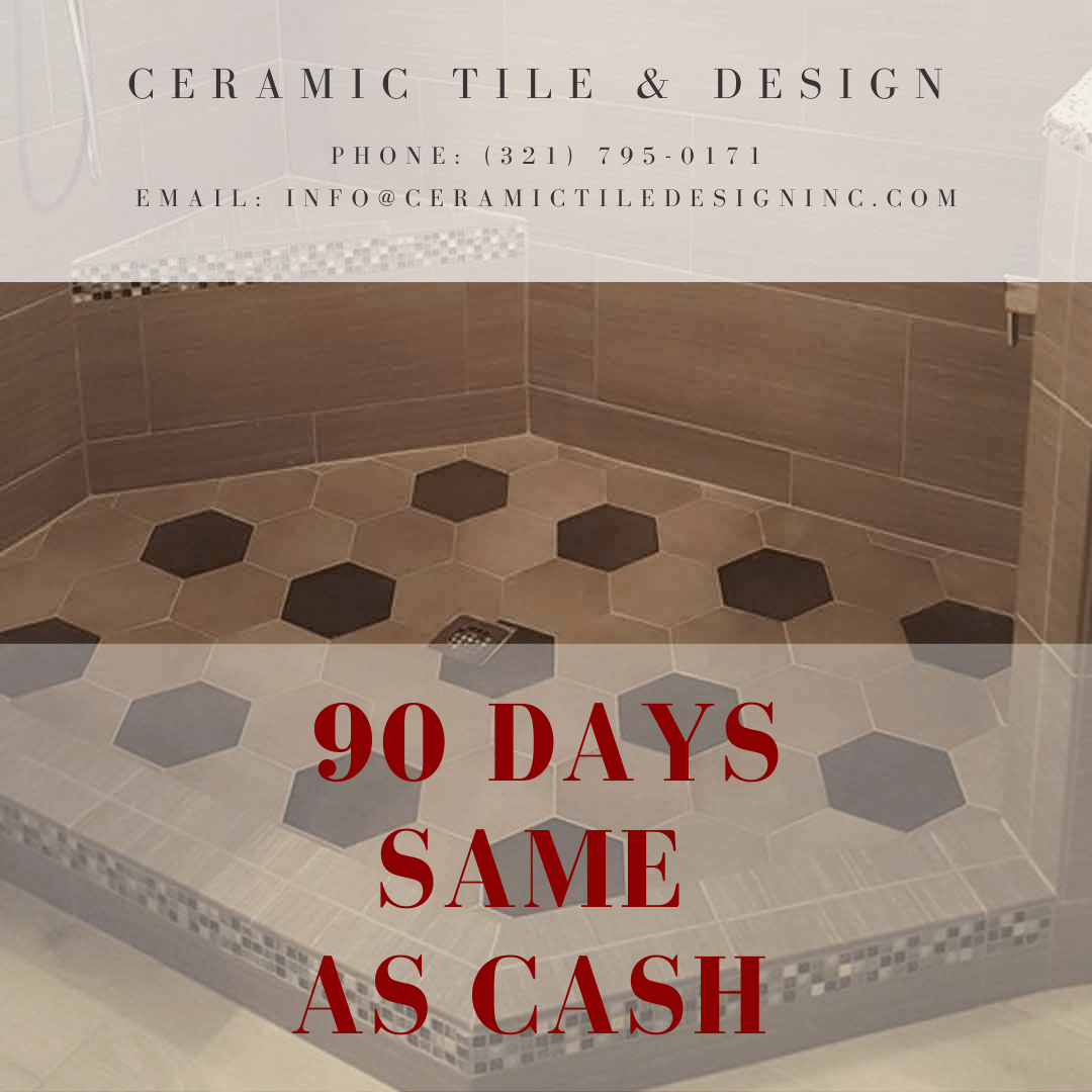 CeramicTileInc's tweet photo. Start Now, Pay Later
Ceramic Tile Design offers 90 Days Same as Cash financing. Transform your kitchen or bathroom today with our financing plan—enjoy three months of worry-free renovation!

#kitchen - #bathroom - #renovation

Read More Here!
https://t.co/8h4nSnH82C https://t.co/TsnOKLKzli