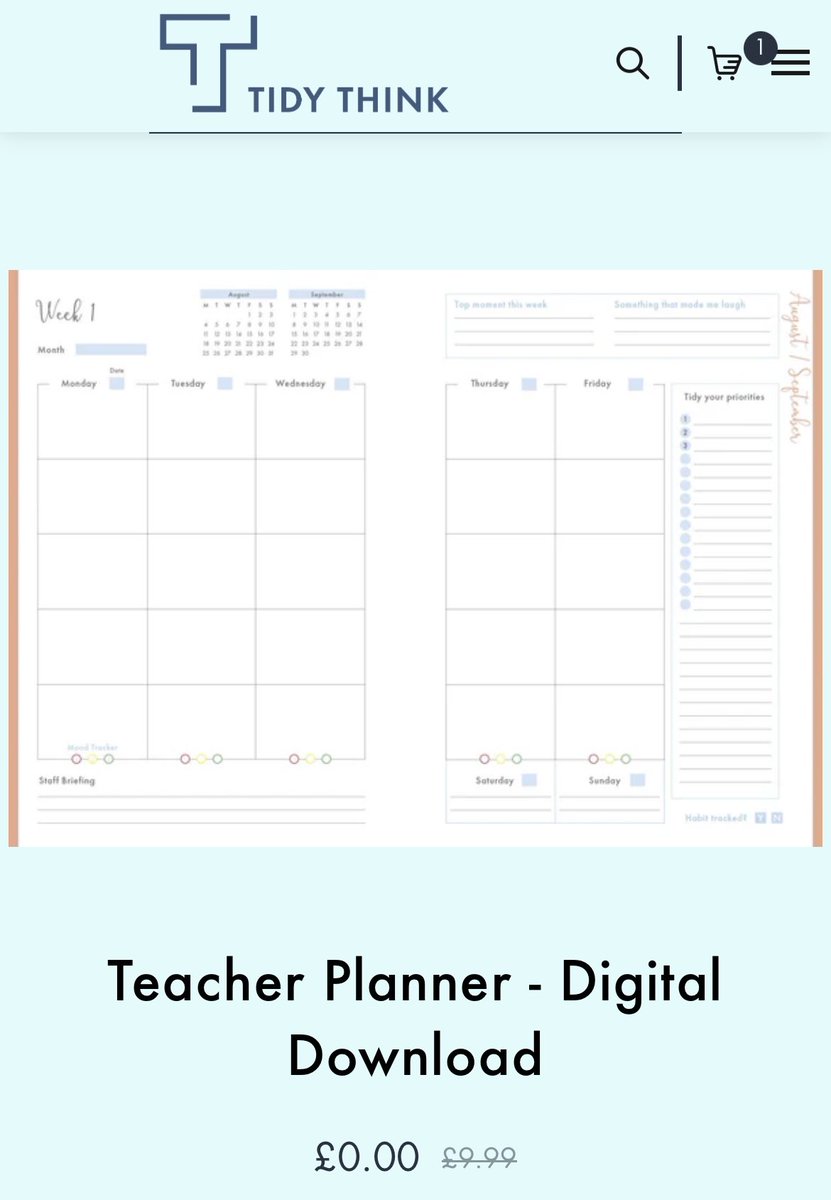 Download our FREE &amp; fully editable planner here 👇

tidythink.co.uk/products/teach…