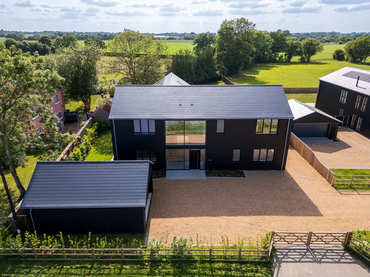 Crowdstacker's tweet image. Not all the projects funded by Crowdstacker are for one-off detached new homes, but they do come along, and when they do the photos we get of the end product can be magnificent. This beautiful barn style house in Norfolk was built with Crowdstacker investors' money and it was…