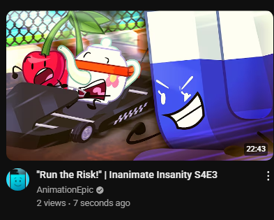 Inanimate Insanity Updates tweet media