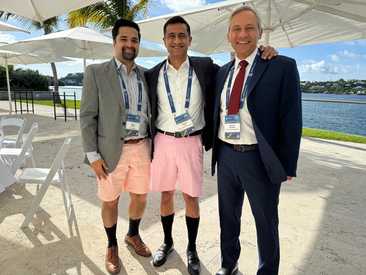 DanielHaldarMD's tweet image. Delighted to be back in Bermuda 🏝️ for @DAVAOnc GI Malignancies Global Summit - sharing updates on new vaccine and immuno-oncology strategies for patients with colorectal and pancreatic cancer 🌍🎗️🧬