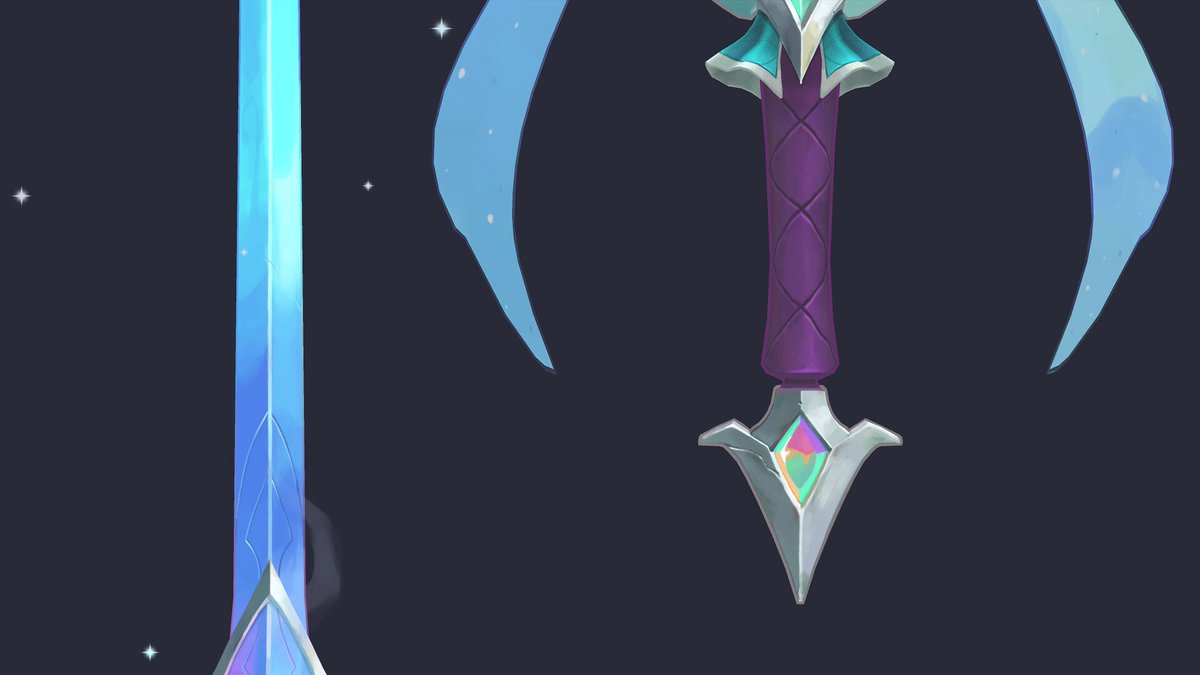 Jaelle3D's tweet photo. Hi there! I am a small 3D artist looking to make new friends, here is the last project I worked on: a fully handpainted sword. ✨

#3D #3Dart #gameart #gamedev #handpainted #stylized https://t.co/MRwI8Chw86